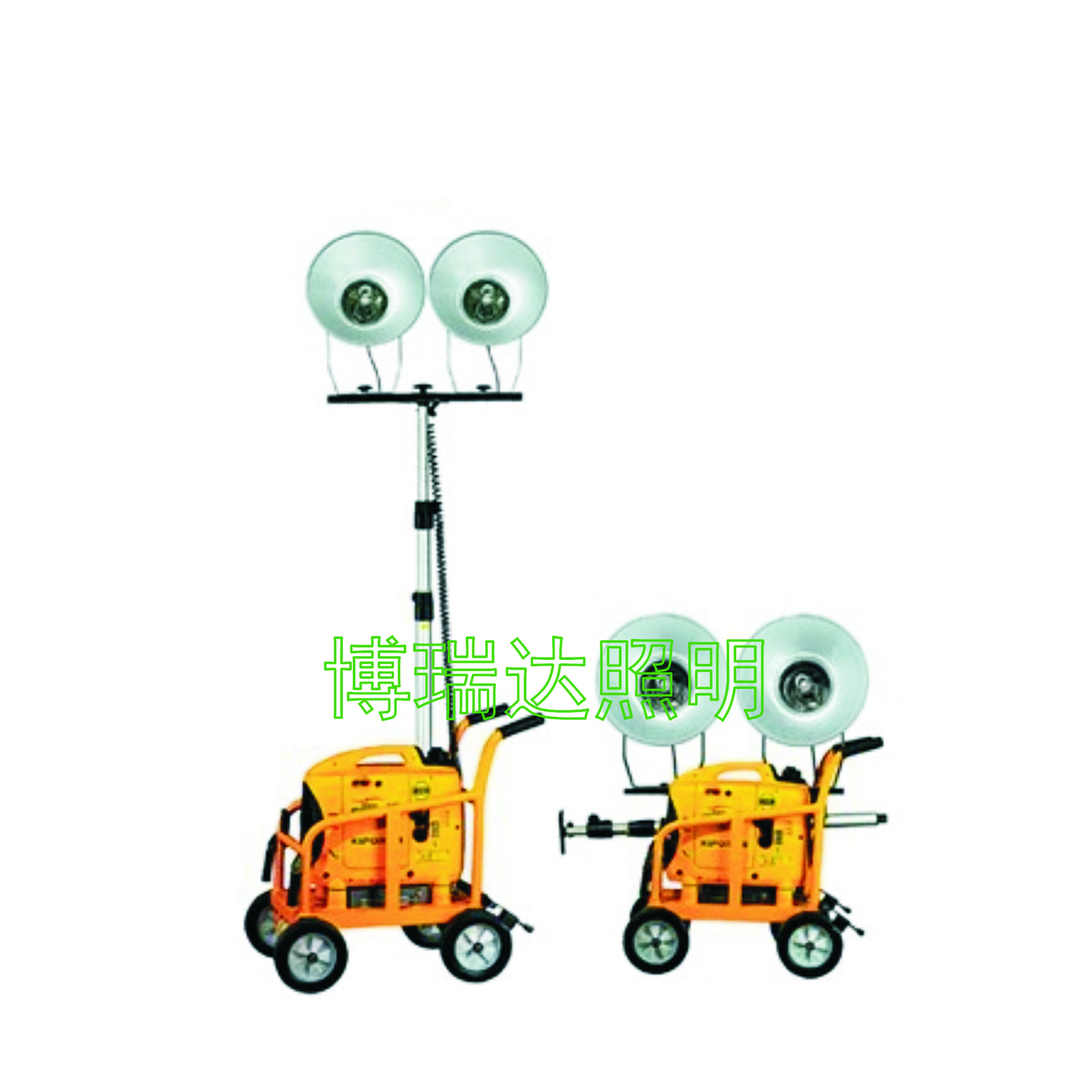 轻便式升降移动照明灯